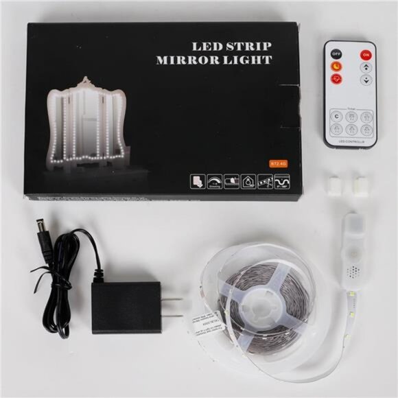 Led Vanity Mirror Lights Kit, 13ft/4M 240 LEDs Make-up Vanity Mirror - Picture 6 of 7